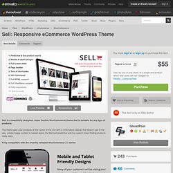 Sell: Responsive eCommerce WordPress Theme