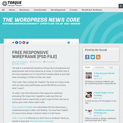 Free Responsive Wireframe [PSD File]
