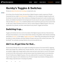 Gumby Responsive CSS Grid Toggles and Switches - DigitalSurgeons.com
