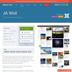 JA Wall - Responsive undesign template bundle for Joomla 2.5