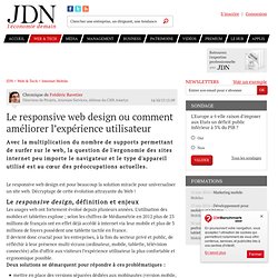 Le responsive web design ou comment améliorer l’expérience utilisateur