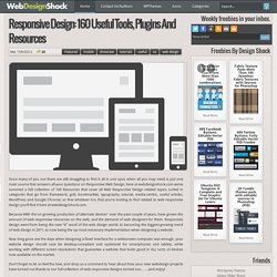 Responsive Design: 160 useful tools, plugins and resources