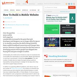 How To Build A Mobile Website