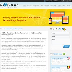 Best Mobile Responsive web Page Website design Websites India
