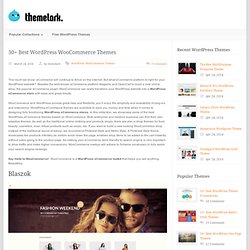 Best WordPress WooCommerce Themes, eCommerce, Online Store