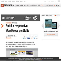 Build a responsive WordPress portfolio