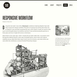 Responsive workflow