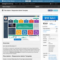 Flex Admin - Responsive Admin Template