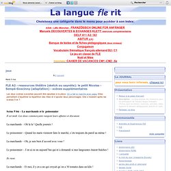 jeux - FLE A2 - ressources… - FLE activité… - FLE 6. Klasse -… - La langue FLE rit