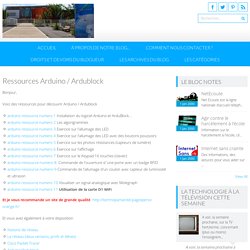 Ressources Arduino / Ardublock