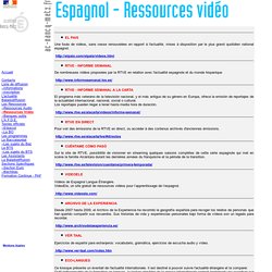 Ressources audio pour l'espagnol