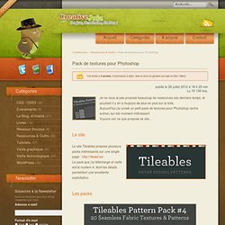 Pack de textures pour Photoshop - Ressources & Outils