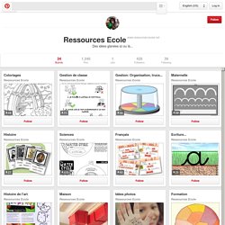 Ressources Ecole on Pinterest