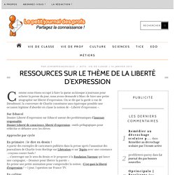 Ressources sur le thème de la liberté d'expression