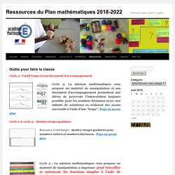 Ressources du Plan mathématiques 2018-2022