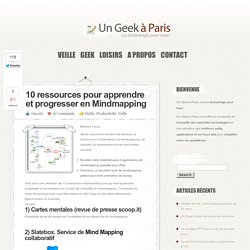 10 ressources pour apprendre et progresser en Mindmapping