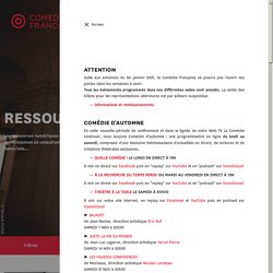 Ressources numériques ・ Comédie-Française