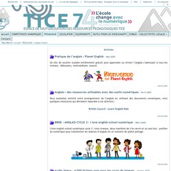 Tice 74 - Site des ressources pédagogiques TICE - Langue vivante