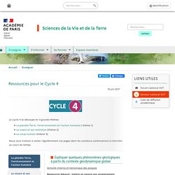 Continuité pédagogique - Ressources pour le Cycle 4