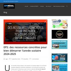 EPS: des ressources pour préparer ses cours ou un concours