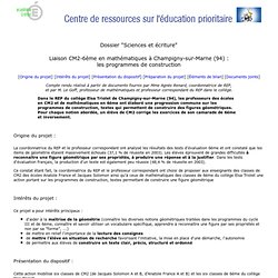 Centre de ressources sur l'éducation prioritaire de l'académie de Créteil