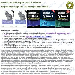 Livre sur Python