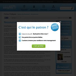 Ressources humaines - Définition, Gestion du Personnel - Recrutement