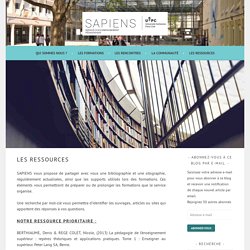 Les ressources – SAPIENS – Sorbonne Paris Cité