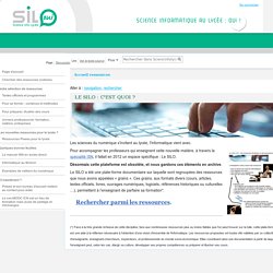 Accueil ressources — Sciencinfolycee