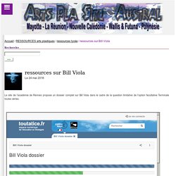 ressources sur Bill Viola