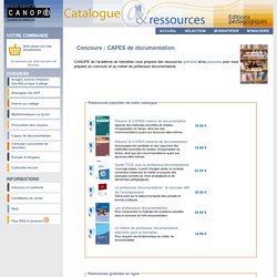 Catalogue et ressources en ligne du CRDP de l