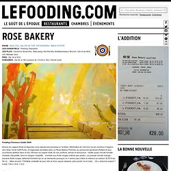 Restaurant Rose Bakery à Paris
