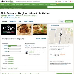 Sfizio Restaurant Bangkok - Italian Social Cuisine, Bangkok - Restaurant Reviews, Phone Number & Photos