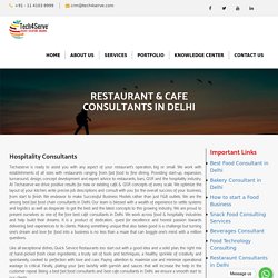 Restaurant Consultants in Delhi