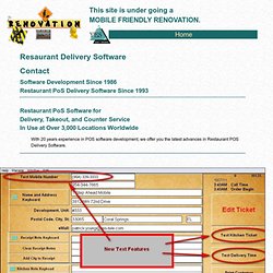 FREE Restaurant Delivery POS Software Caller ID