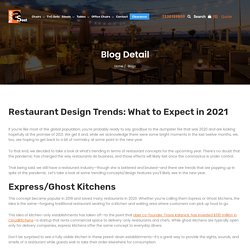 Restaurant Design Trends: What to Expect in 2021