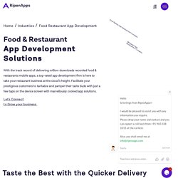 Food Restaurant App Development Company in London, UK