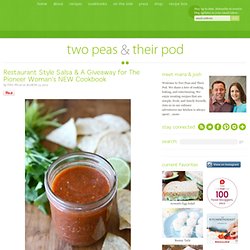Restaurant Style Salsa & A Giveaway for The Pioneer Woman’s NEW Cookbook