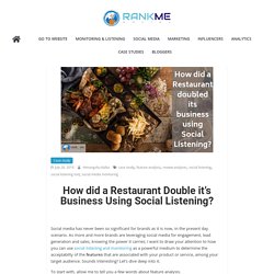 How did a Restaurant Double it's Business Using Social Listening?