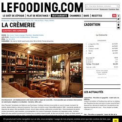 Restaurant La Crèmerie à Paris