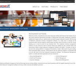 Best Restaurant Inventory Management Software, Restaurant Software - Medinyx