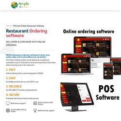 World Best Restaurant Ordering Software – POS Inventory All-In-One Management Solutions