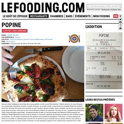 Popine (Pizza) 75020