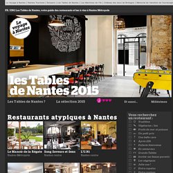 Restaurant atypique à Nantes - Les Tables de Nantes - Restaurants originaux à Nantes