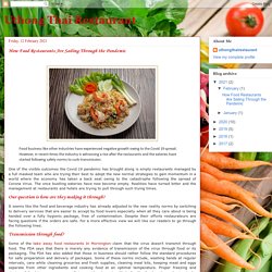 Uthong Thai Restaurant: How Food Restaurants Are Sailing Through the Pandemic