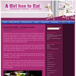 A Girl Has to Eat - Restaurant Reviews & Food Guide