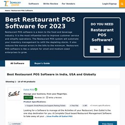 Best Restaurant POS Software in India 2021(Free Demo, Review)