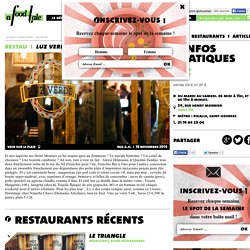 restaurant Luz Verde à paris 09 - Guide A FOOD TALE