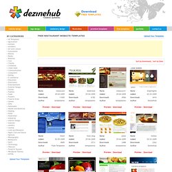Free Restaurant Website Templates