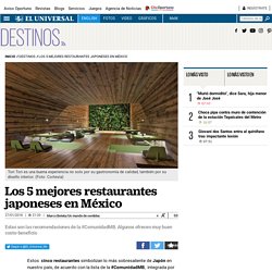 ​Los 5 mejores restaurantes japoneses en México